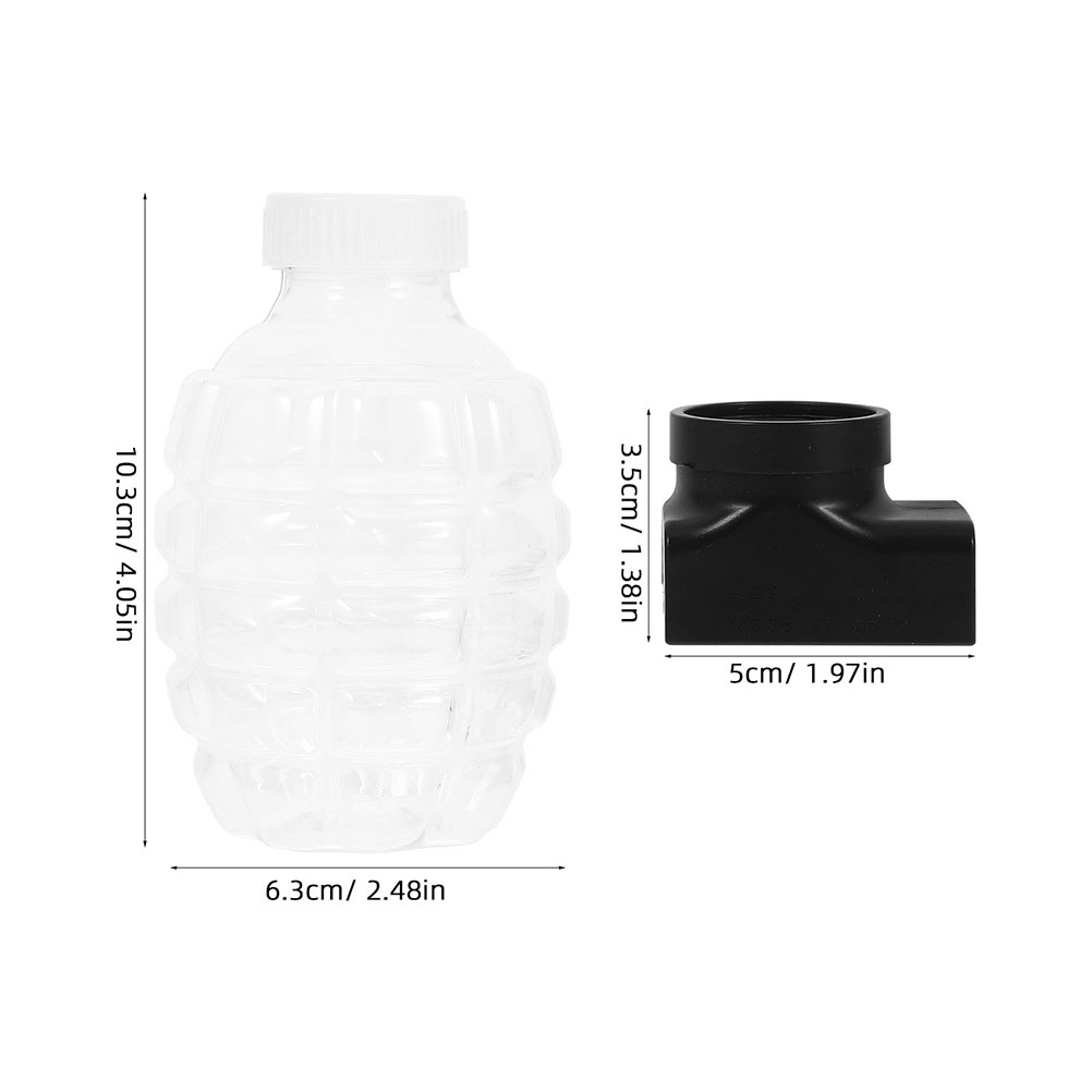 2 Sets Splatter Ball Holder Gel Balls Bottle Bubble Storage Bottles Expansion Pineapple