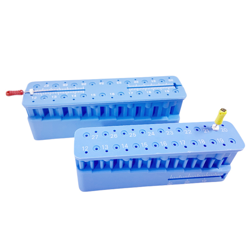 Dental Endo Dateien Messblock mit Lineal Endodontie Instrument Autoklavierbar Block Zahnarzt Instrument Halter Dental Werkzeuge