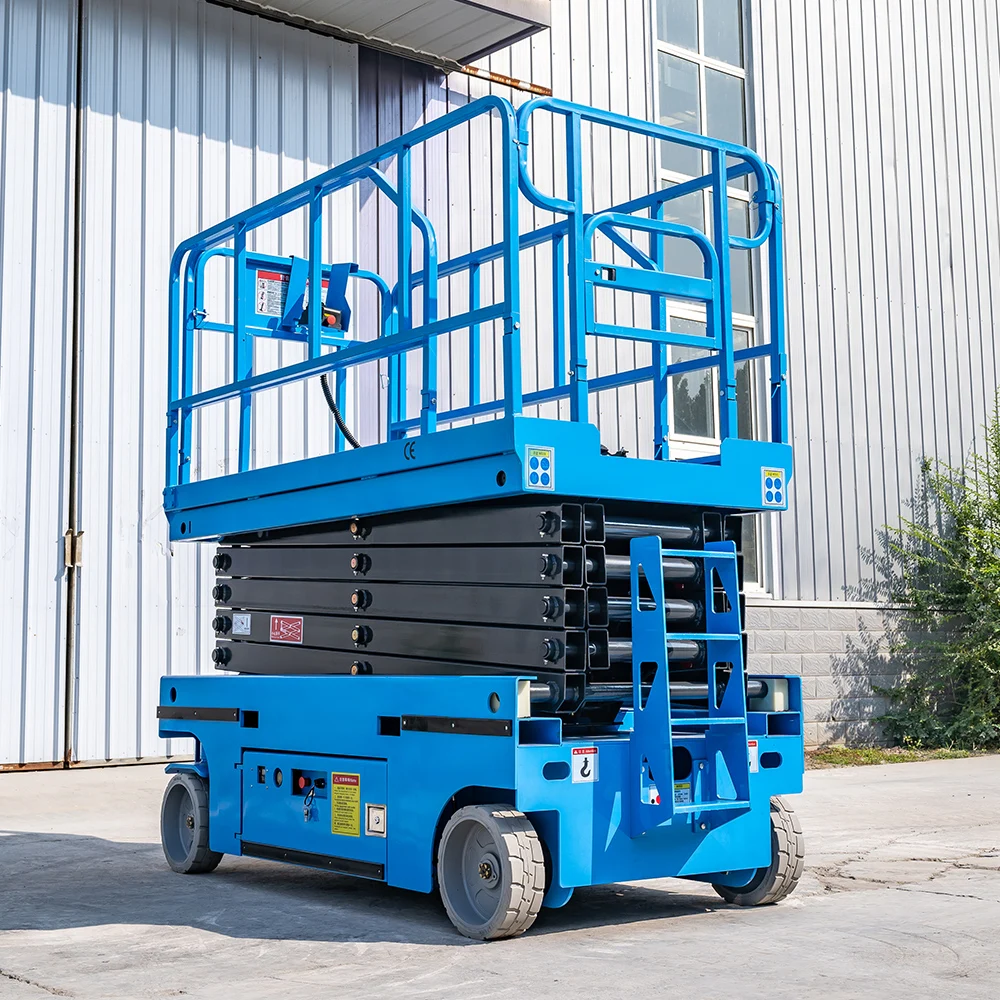 Ac Power Table New Condition Steel Scissor Lift Hydraulic Lifting Scaffold Platform for Construction for Construction Industries