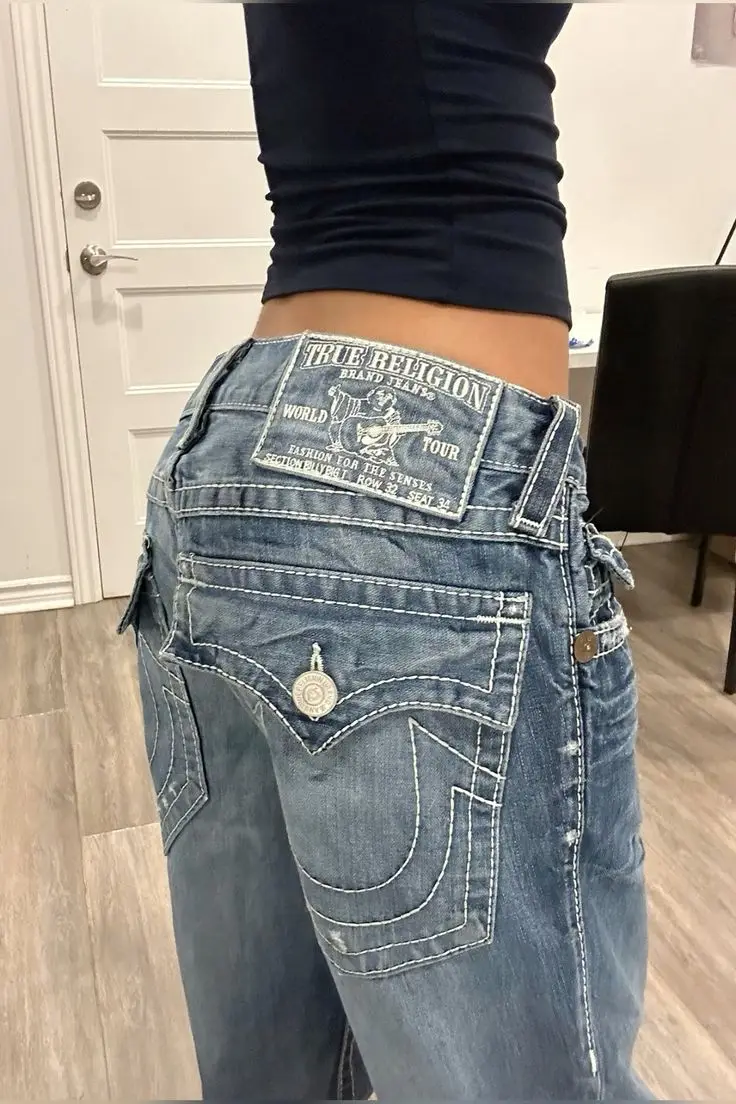 原宿-女性用ワイドレッグパンツ,レトロなアメリカンスタイルのバギージーンズ,buddhaロゴラベル,ゴシックスタイルのストリートウェア,y2k