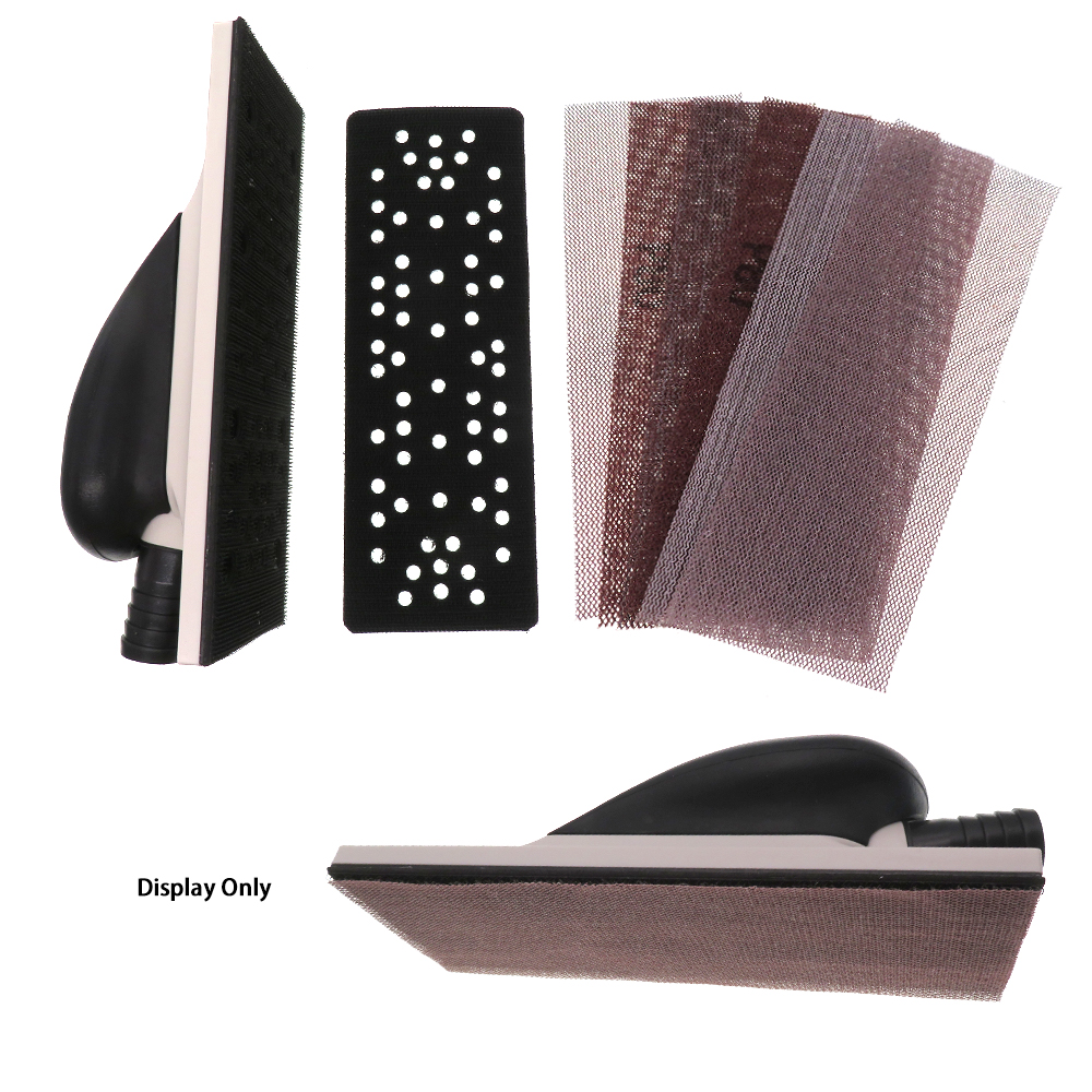 5 Stuks Mesh Schuurpapier 70*198 Mm Stofvrij Schuurschijven Anti-Blocking Klittenband Schuurpapier Schurende 80-320 Grit Auto Slijppapier