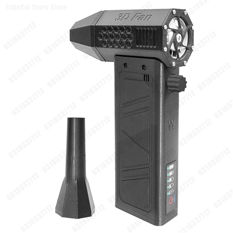Souffleur d'air 140000 tr/min Turbo Jet ventilateur affichage de puissance puissant ordinateur poussière soufflage outils de nettoyage souffleur Portable noir