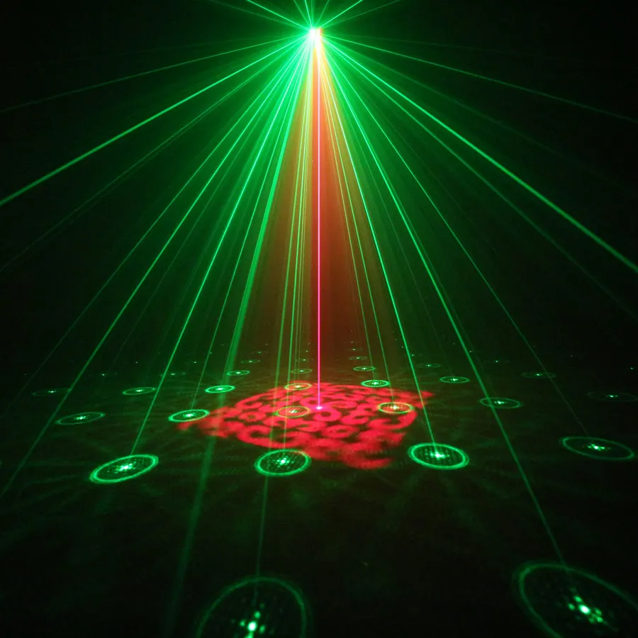 MINI 32 Patterns RG Laser Projector Party Light DJ Dance Disco Bar Family Christmas Effect Stage Lamp Show Y11