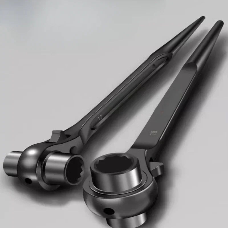 10-32mm Ratchet Wrench Socket Plum Blossom Multifunctional Pointed Tail Adjustable Sockets Adapter Hand Tools Wrenches