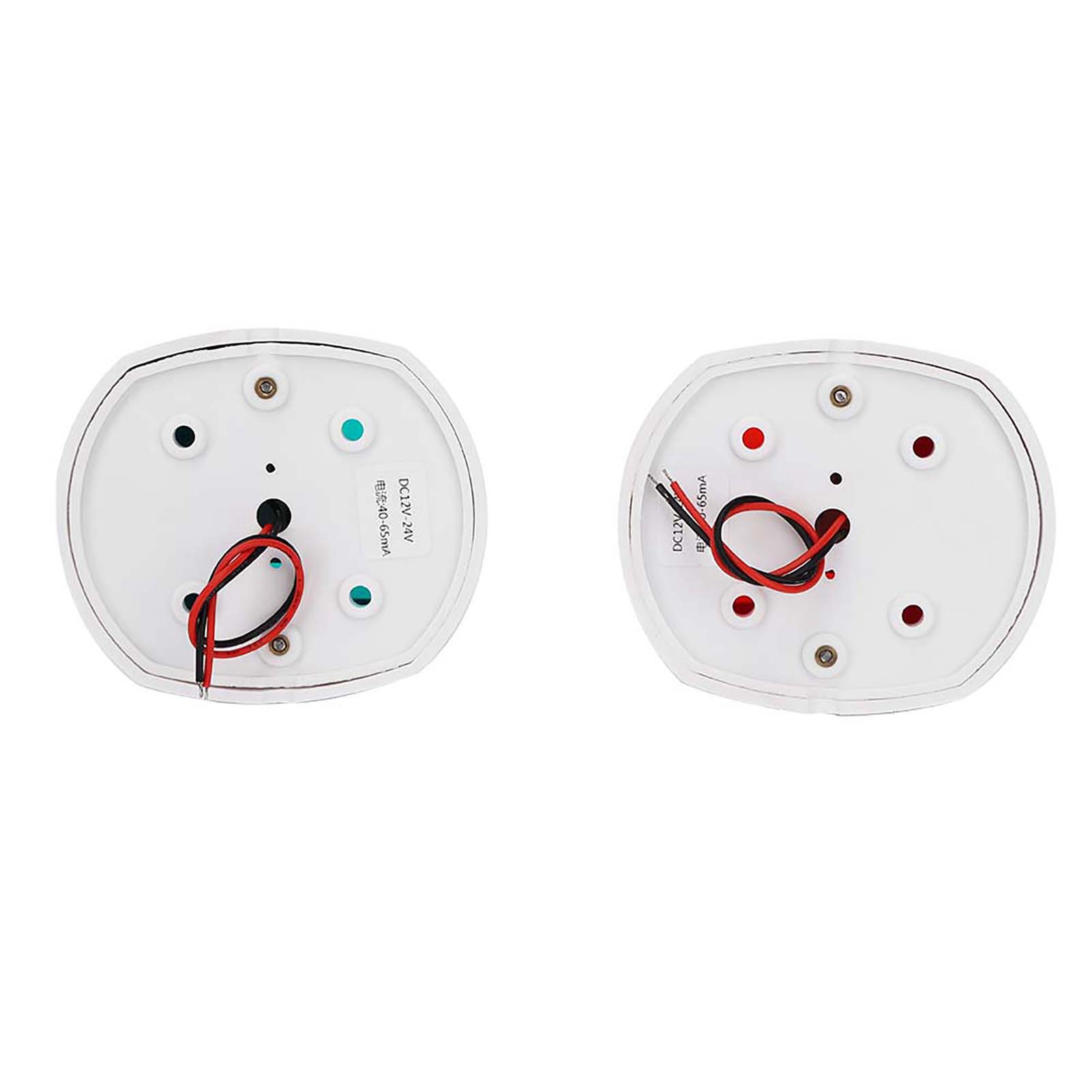 Luz de navegação LED impermeável para iate marinho, lâmpada de sinal de alto brilho, IP66, 3W, 2PCs