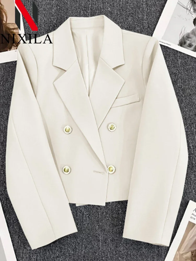 Neu im Frühling Herbst Blazer für Frauen 2024 Büro Dame Jacke Frauen koreanische Mode Mäntel schicke elegante Oberbekleidung Damen bekleidung