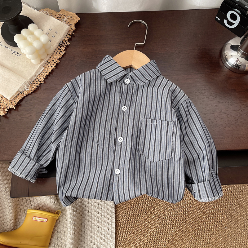 IENENS Kinder-Hemd-Kleidung, Frühling, dünne Blusen, Kleidung, Kleinkind, Jungen, karierte Baumwolle, Tops, 1, 2, 3, 4 Jahre, Kinder-Langarmshirt