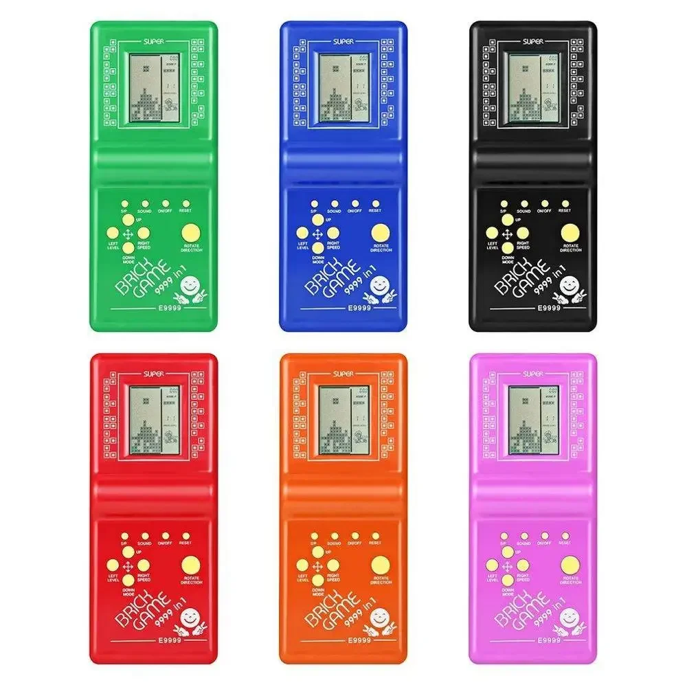 Classic Handheld Game Machine Brick Game Kids Games Machine Toy With Game Music Playback