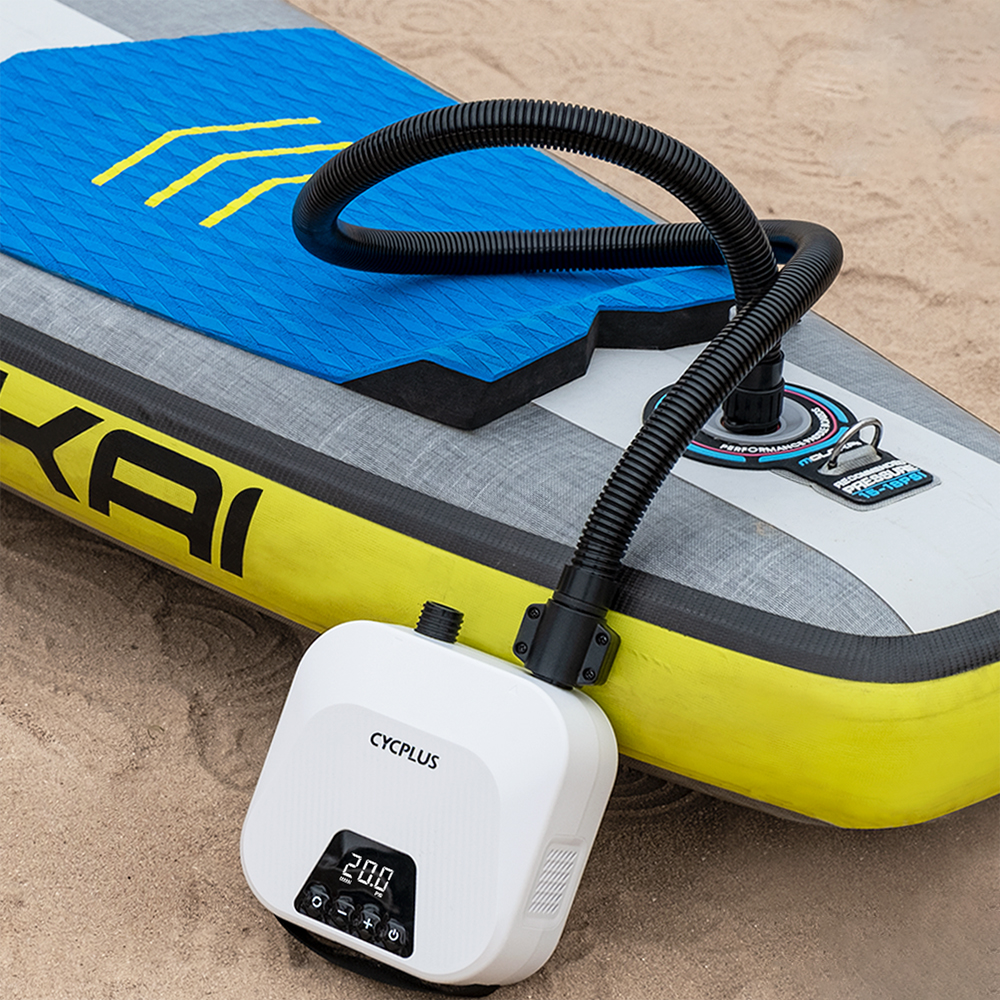 CYCPLUS мраморный электрический умный SUP воздушный насос 2600 мАч портативный перезаряжаемый насос высокого давления для надувной палатки кайт матрас