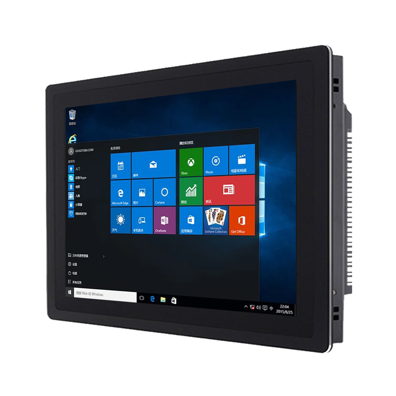 Pannello PC all-in-one per computer industriale da 15,6 18,5 21,5 pollici Intel Core i7-6500U con touch screen resistivo Risoluzione 1920x1080