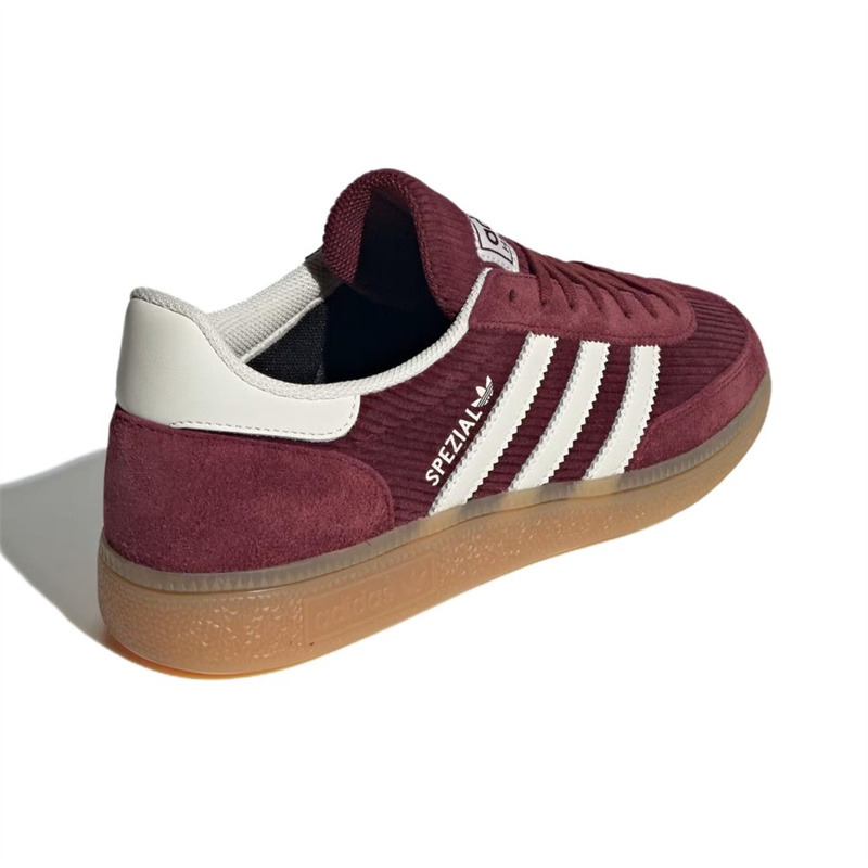 Adidas Handball Spezial Shadow Red Brown Классические универсальные мужские и женские туфли для скейтборда на плоской подошве Кроссовки для пар