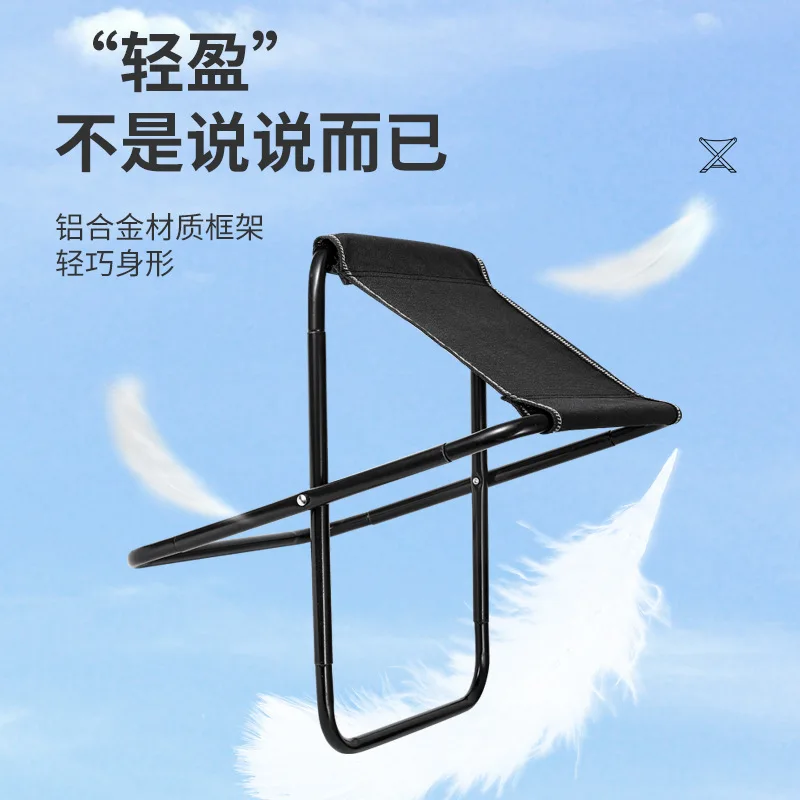 Silla plegable portátil para exteriores, Banco de combate, taburete de pesca, viajes, camping, Maza