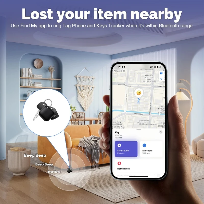 S1 Mini Tracking Device Voor Apple Vind Mijn Sleutel Smart Tag Kind Finder Huisdier Auto GPS Verloren Tracker Smart Bluetooth Tracker IOS Systeem