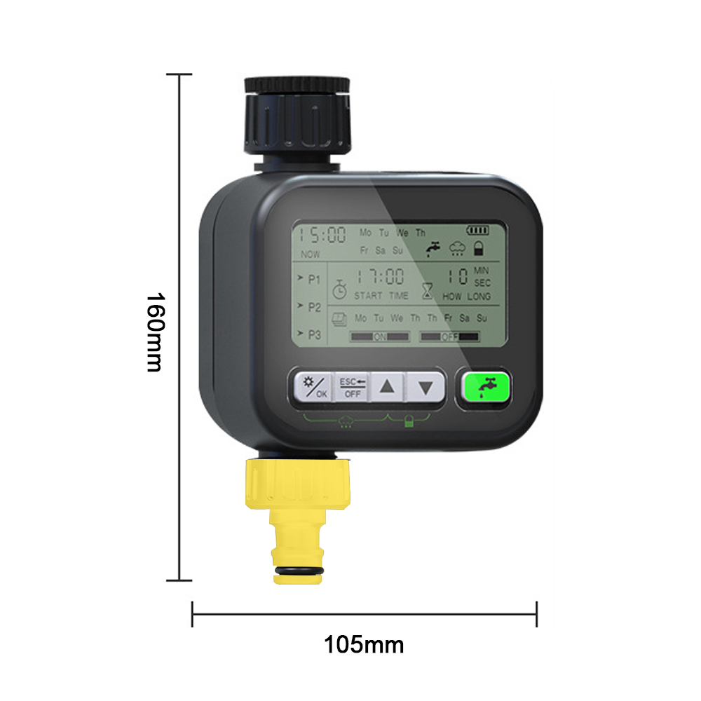 Tuinirrigatietimer Automatisch besproeiingsapparaat Tuinbalkon Regendetectiecontrole Intelligent irrigatiesysteemController