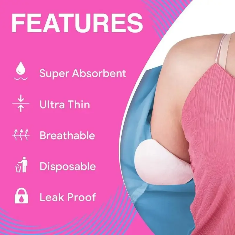 New 50/30/10pcs Underarm Dress Clothing Armpit Care Sweat Scent Perspiration Pad Shield Absorbing Deodorant Pads