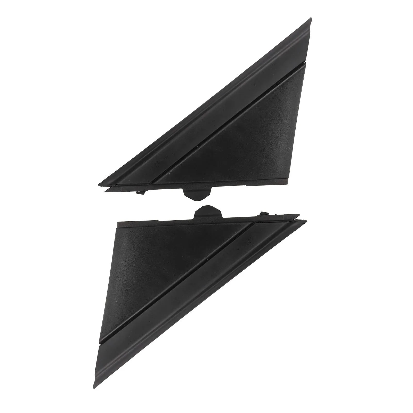 1 par de moldagem de carro espelho de porta placa triangular capa de substituição 1sh17kx7aa, 1sh16kx7aa acessórios automotivos para fiat 500 2012-2017