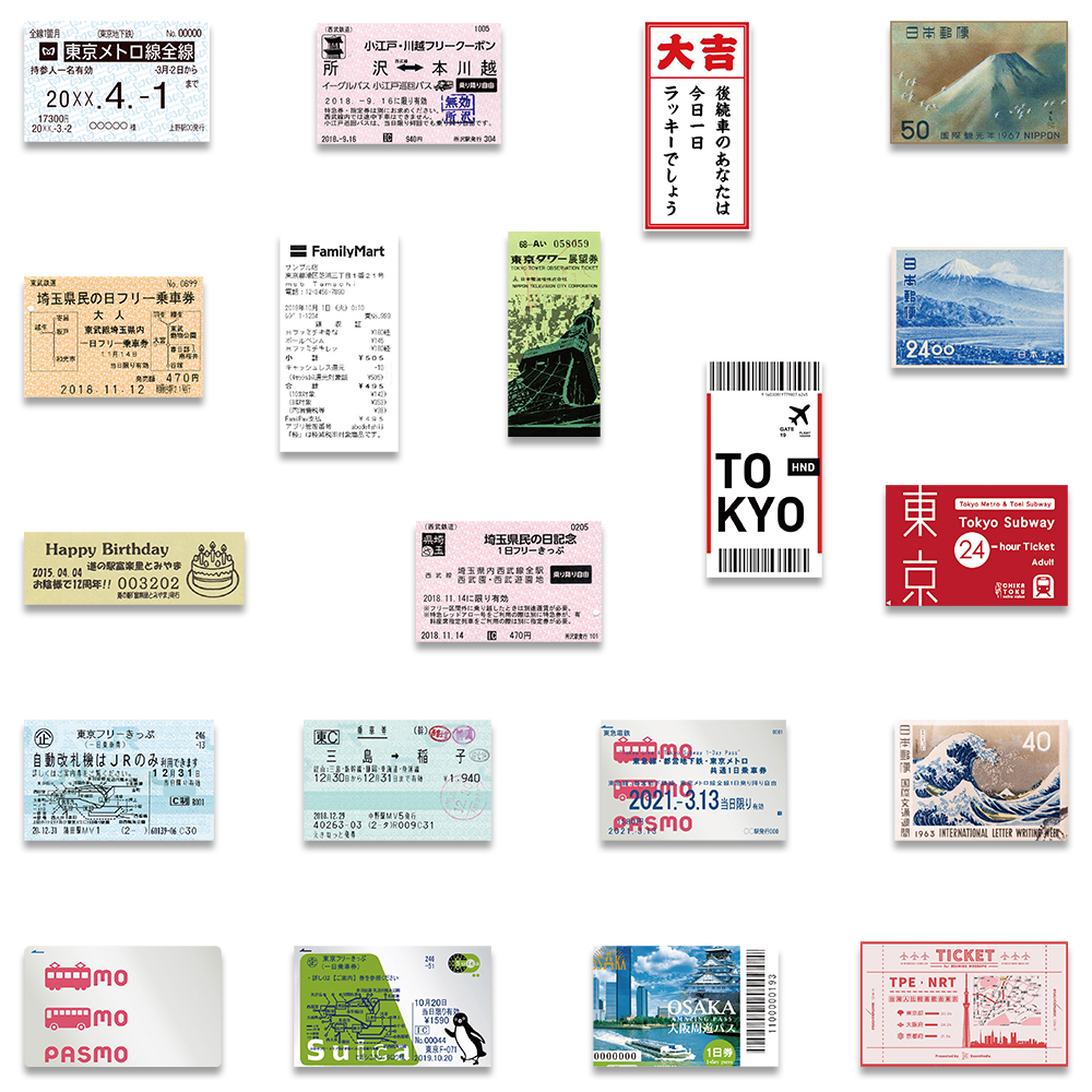 60 pçs cartão postal japonês bilhete ins estilo selo adesivo papelaria viagem diário bagagem capacete à prova dwaterproof água atacado adesivos