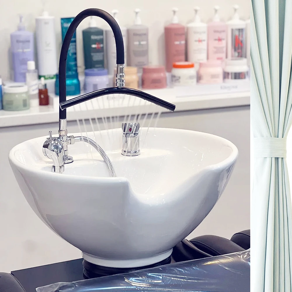 Cabeça de massagem para circulação de água |   Tomada cascata de spa portátil para salão de beleza e loja de cabeleireiros
