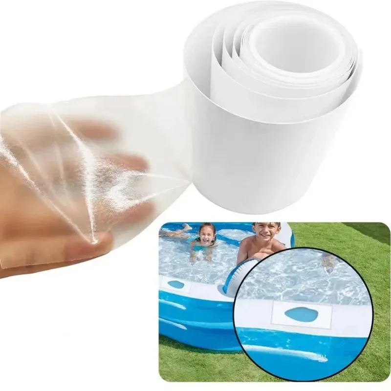 Parche de reparación de anillos de natación tpu, cojín de aire, parche de reparación de anillos de natación, cinta de reparación de fugas, impermeable para tienda, parche de reparación de fugas inflable