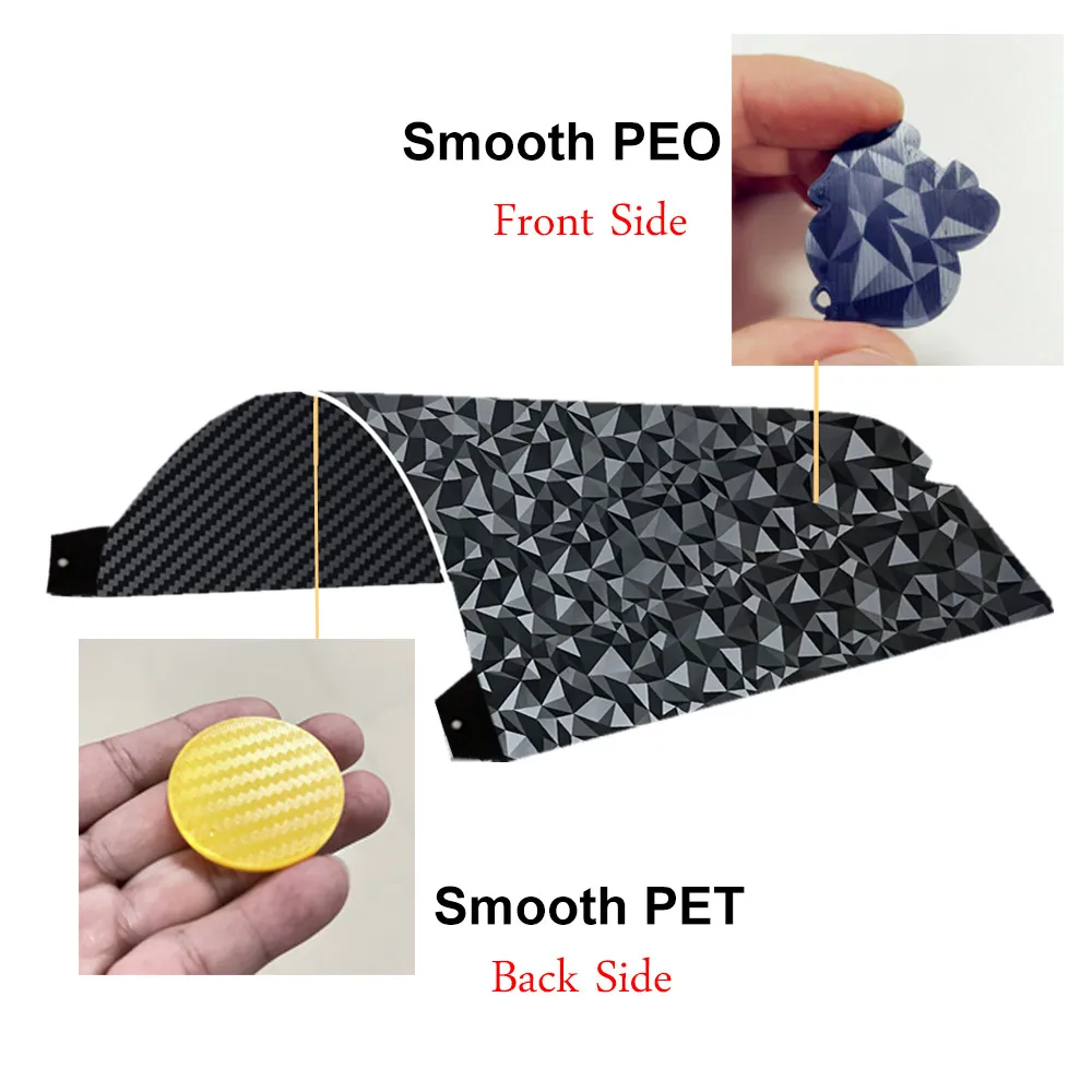 Para Ender-3 S1 Pro/Ender 3 V3 SE/ V3 KE/ Ender-5 S1 placa de construcción 235x235mm K1 K1C placa PEI hoja de acero de resorte PEI de doble cara