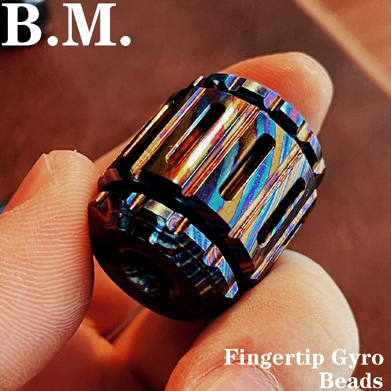 B.M สงครามค้อน EDC มีดจี้ปลายนิ้ว Gyro จี้ผู้ใหญ่ Fidget ของเล่น Paracord เชือก Decompression ของเล่น Edc ไทเทเนียมอุปกรณ์เสริม