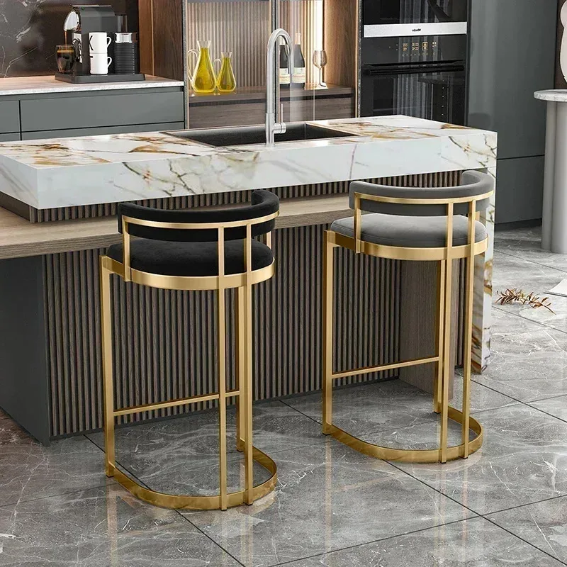 Ontwerp Ontspannen Eetkamerstoelen Elegant Ergonomisch Bruiloft Luxe Accent Buiten Eetkamerstoelen Bar Sillas De Lujos Keukenmeubilair