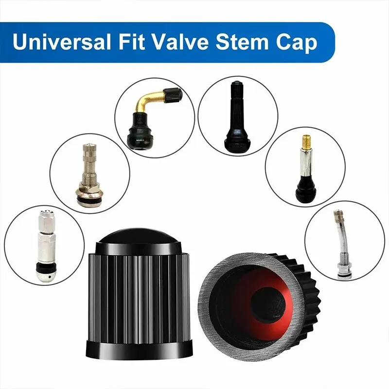 10pcs Carro Pneu Válvula Tampas Pneu Aro Stem Cobre Poeira Prova Decorativa Motocicleta Bicicleta Universal Caps
