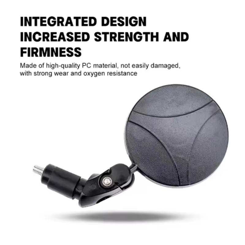 จักรยาน 1PC ด้านหลังกระจกนูน Handlebar DROP Bar Mount เลนส์อะคริลิค Back Sight Reflector Light น้ําหนัก