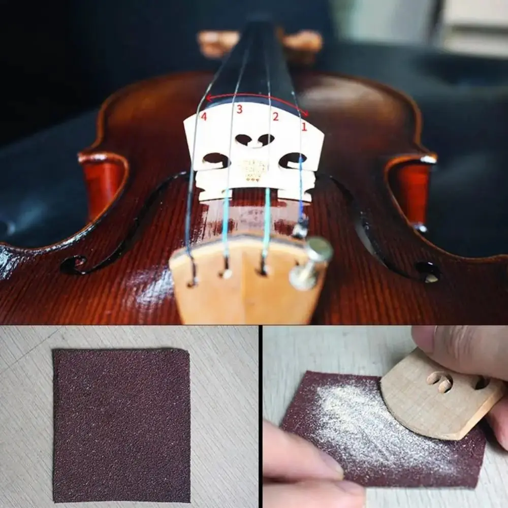 4/4-3/4-1/2-1/4-1/8 Size Violin Bridge Replacement Maple Wood Fiddle Maple Wood Bridge Steady Bridge Professional