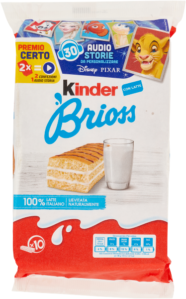 Milch keks Sandwich Brioss 10x27g - Kinder