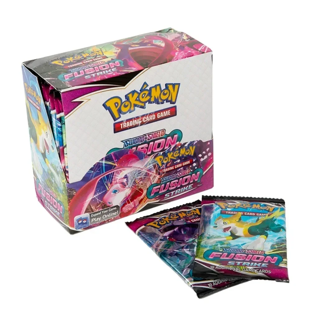 ใหม่ 360 ชิ้นกล่องการ์ด Pokemon Shining Fates สไตล์ภาษาอังกฤษ Booster Battle Carte Trading Card คอลเลกชันเกมการ์ดของเล่นเด็กของขวัญ