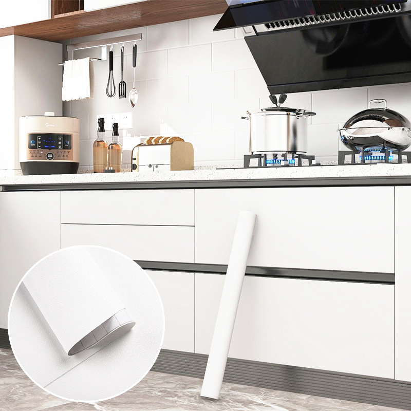 สติ๊กเกอร์ติดผนังตู้วอลเปเปอร์ไวนิลเดอร์ตั้งโต๊ะปรับปรุงการตกแต่งบ้านห้องครัวฟิล์มหนากันน้ำ papel de pared