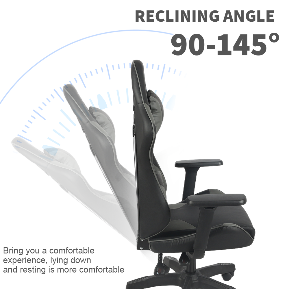 Gaming Chair Gamer Chair Ergonomic Computer Chair Lift Swivael Chair with Adjustable Armrests Backrest Lumbar Support