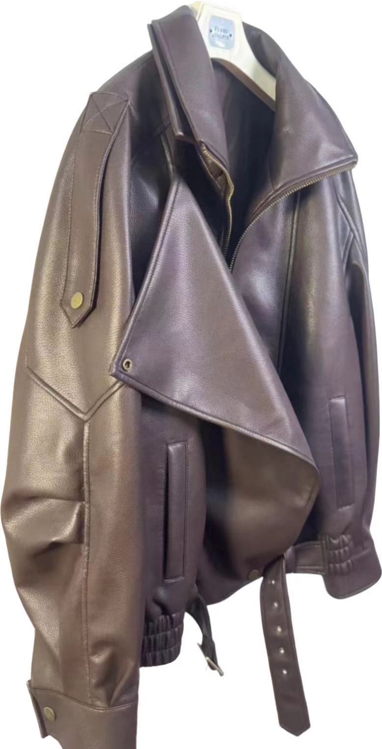 Nova moda pele de carneiro couro genuíno feminino casaco curto 2025 primavera outono e inverno fora usar casaco