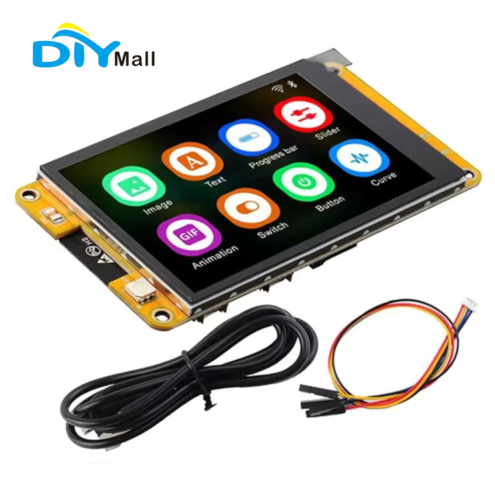 ESP32-3248S035 3,5-Zoll-Smart-Display ST7796 320 x 480 Resistiver/kapazitiver Touchscreen mit WLAN/Blue-tooth