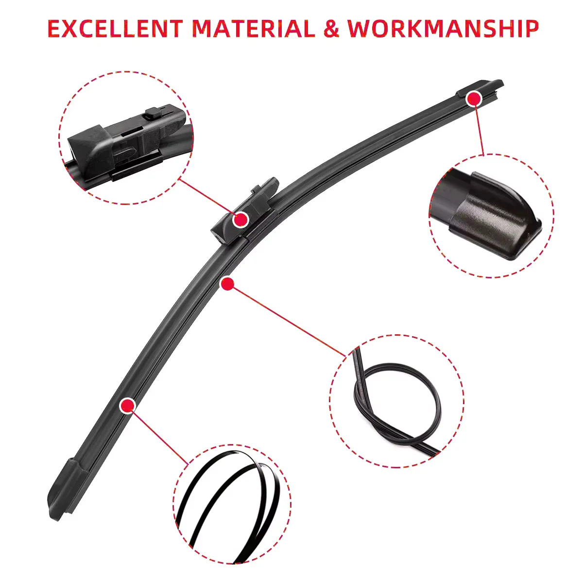 2 個トヨタ C-HR CHR 2016-2023 26 "+16" フロントワイパーブレードフロントガラスフロントガラスウィンドウカッターアクセサリー 2016 2017 2018