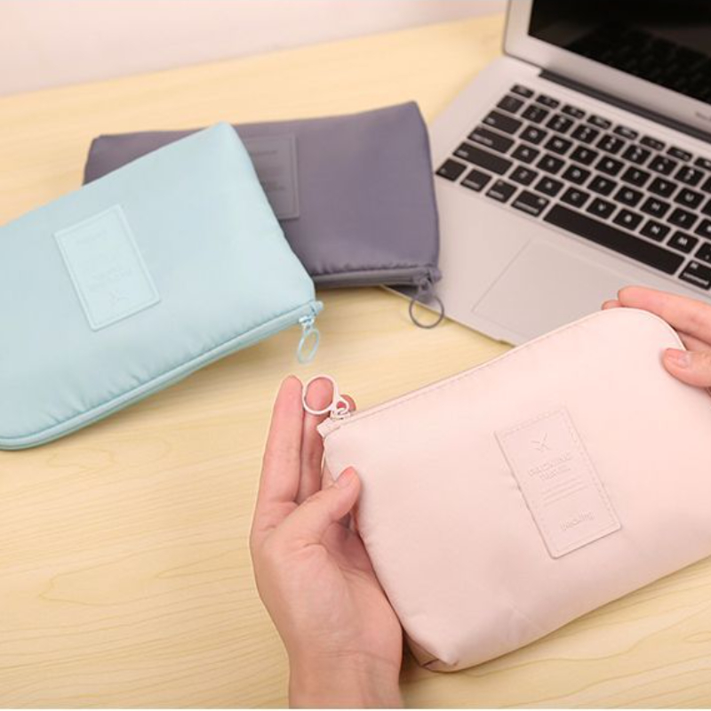 Acessório de viagem saco de cabo portátil digital usb organizador eletrônico gadget caso viagem celular carga carregador móvel titular