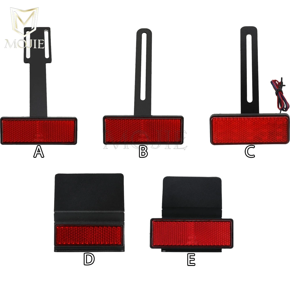 Para Honda CBR125R CBR125RR CBR150R CBR250 CBR250R CBR250RR CBR300R CBR300RR soporte para matrícula de motocicleta Reflector trasero extensible