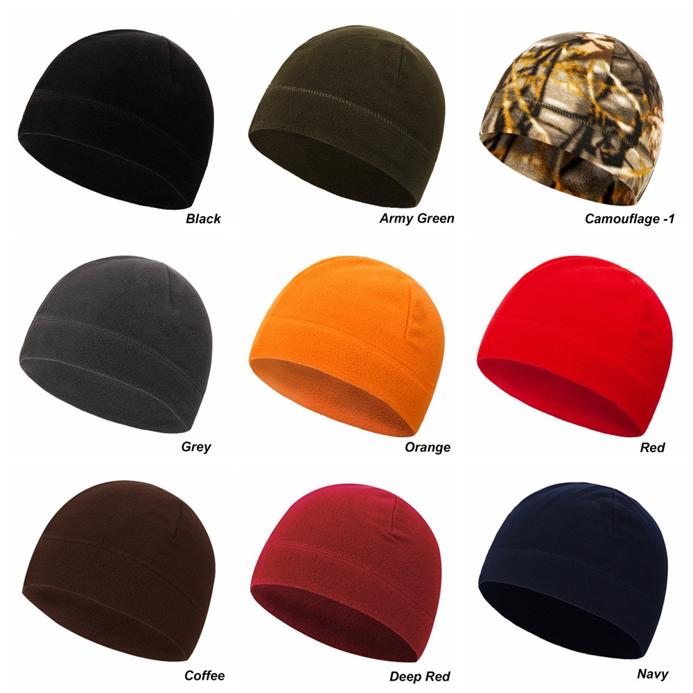 Gorro deportivo de lana para exteriores, pesca, ciclismo, caza, militar, táctico, para hombres y mujeres, cálido, a prueba de viento, para invierno, Camping, senderismo