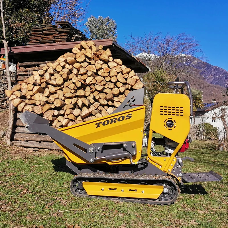 油圧式クローラーダンパー,ミニダンプトラック,500kg,手動追跡ダンパー,カスタマイズ可能,工場価格