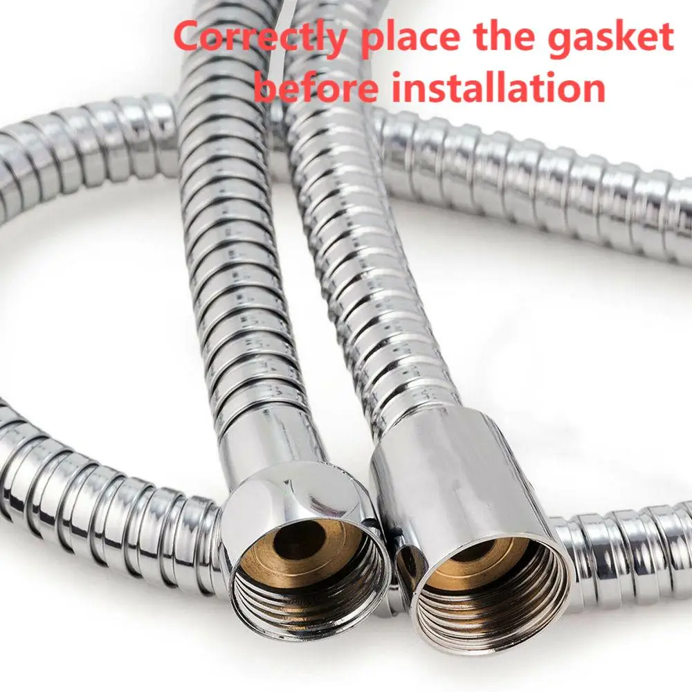 Flexibele roestvrijstalen sanitairslang Douchekopbuis Flexibele badkamerpijp 1-3m Badaccessoires