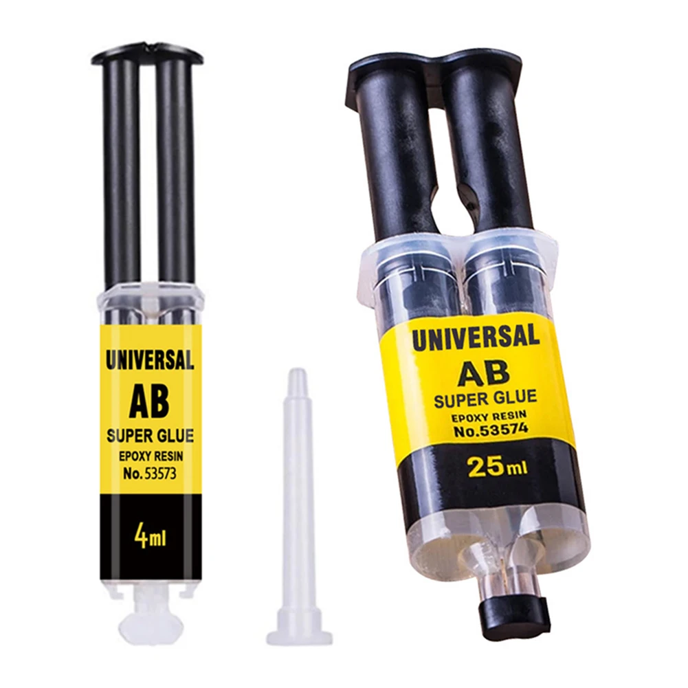 25 ML/4 ML อีพ็อกซี่เรซิ่น Liquid AB กาว Strong AB กาวกันน้ํา Sealant กาวหล่อโลหะซ่อมกาวสําหรับเซรามิค/แก้ว