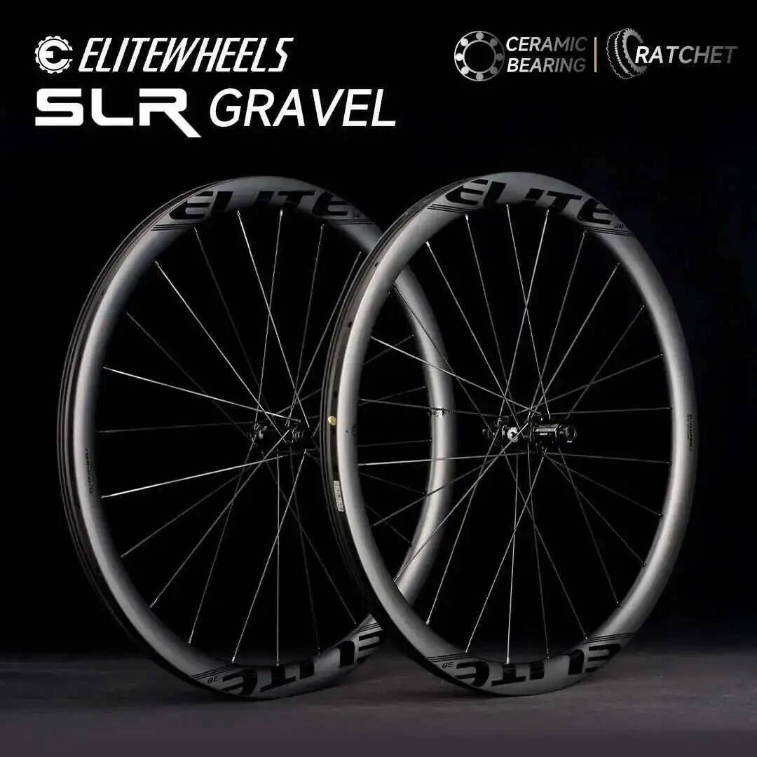 ELITEWHEELS SLR GRAVEL Карбоновая колесная пара с храповым механизмом 36T Дисковый тормоз Велокросс 700C Колеса Центральный замок SHIMAN0 Ступица XDR 35x32 мм