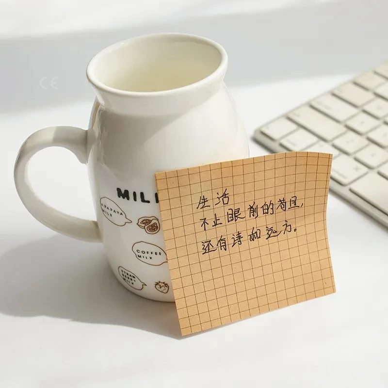 80 แผ่น Sticky Notes เครื่องเขียนสติกเกอร์สํานักงานบุ๊คมาร์ค Daily Planning เคล็ดลับโรงเรียนโน้ตบุ๊ค