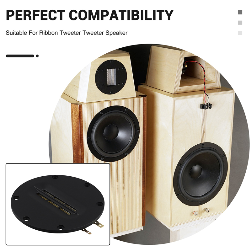 Y19a 2 peças chifres 4 polegadas tweeter pneumático fita de alumínio tweeter alto-falante para fita tweeter cabeças chifres