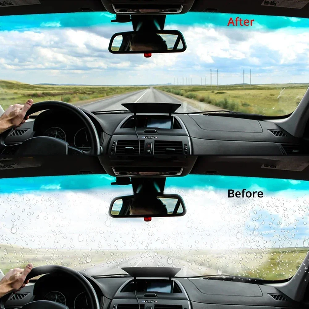 30ml Auto Windshield Water Repellent Car Coating Window Waterproof Rainproof Nano Hydrophobic Antifogging Agent Maintenance