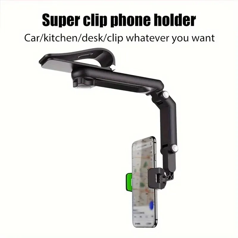 Car Mounted Mobile Phone Holder Navigation Car Support Bracket Universal Multifunctional Mobile Phone Holder For Vehicles