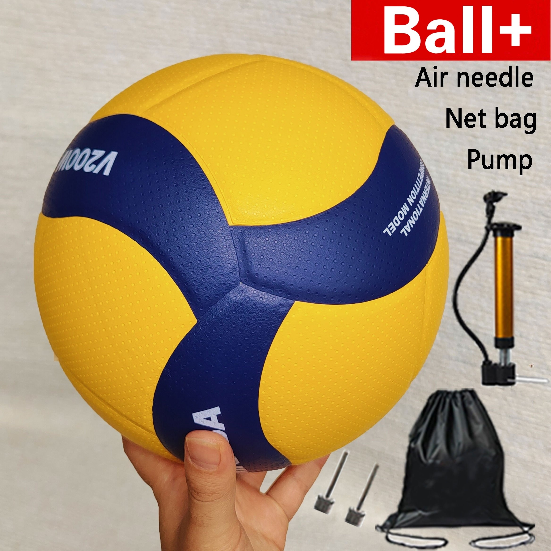 Nieuw model volleybalbal, model 200, competitie professioneel spelvolleybal, optionele pomp + naald + netzak