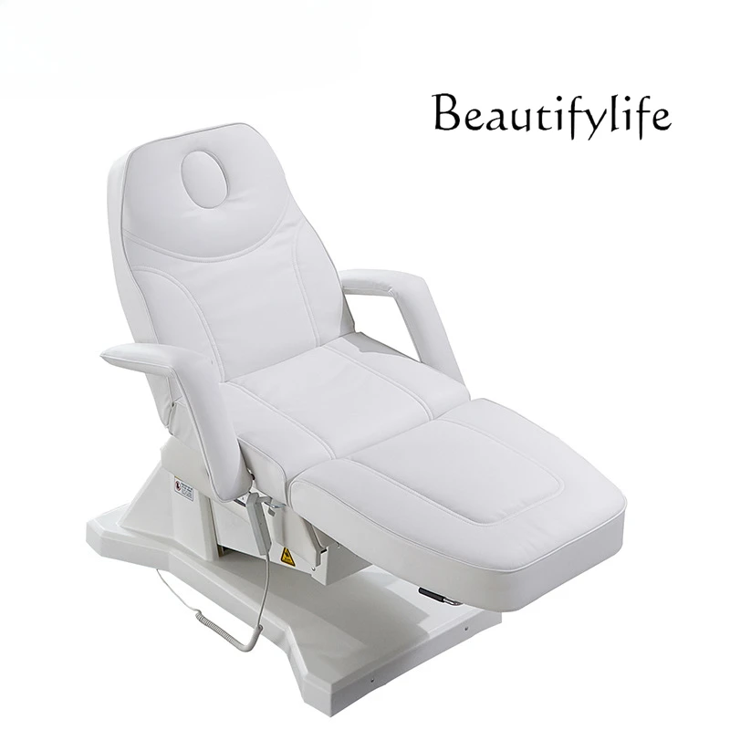 Cama de beleza elétrica, levantamento de cílios, massagem, tatuagem, bordado, cadeira de tratamento