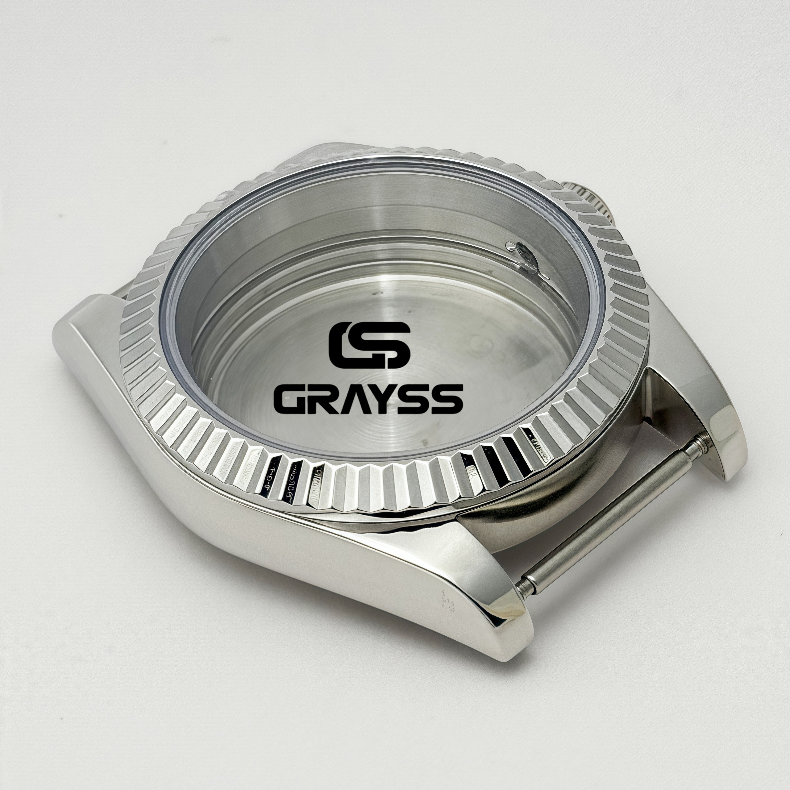 時計ケース,フラットギアエッジ,サファイアクリスタル,機械式ムーブメント,高品質スタイル,36mm, 39mm,nh35,nh36,nh34